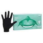 Shark Nitrile General Purpose Gloves Small Black 100/Bx