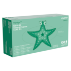 Starfish Nitrile General Purpose Gloves Small Lavender Blue 100/Bx