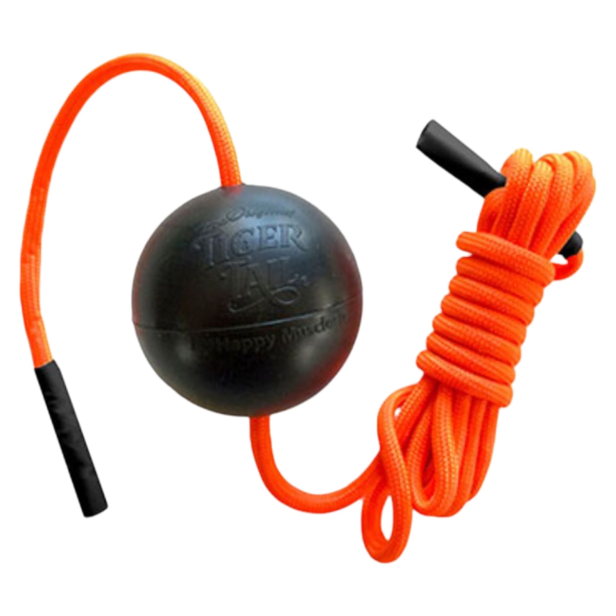 Tiger Ball Rope Massager Orange/Black Silicone