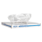 Headrest Cover 11 in x 9.5 in x 2 in Plastic Clear / White Disposable 1000/Ca