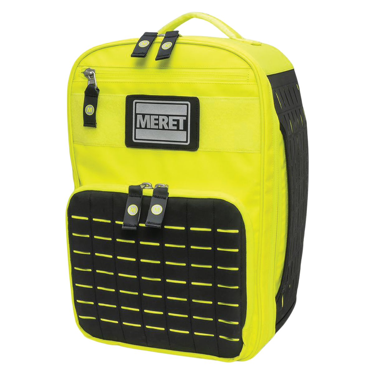 Meret Versa Pro X Emergency Response Backpack 18.5x13x10.5" Hi Vsblty Ylw/Blk