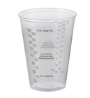 Graduated Cup Plastic Clear 10 oz Disposable 1000/Ca