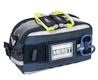 First-In Pro Sidepack Bag 7.25x12.5x5" Navy Blue Zipper Closure Pd Wst Strp