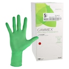GAMMEX Non-Latex PI Underglove Polyisoprene Surgical Gloves 5.5 Green 50Pr/Bx