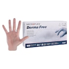 MICROFLEX Derma Free Vinyl Exam Gloves Small Clear Non-Sterile 100/Bx