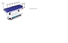 Mobilecare Hospital Stretcher 750lb Capacity 8" Casters