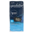 Goodnites Nighttime Underwear Maximum Male White XL 95-140lbs 4x9/Ca