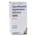 Ciprofloxacin HCl Ophthalmic Solution 0.30% Bottle 5mL Each