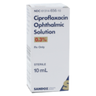 Ciprofloxacin HCl Ophthalmic Solution 0.30% Bottle 10mL Each