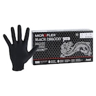 MICROFLEX Black Dragon Zero Nitrile Exam Gloves Small Black Non-Sterile 100/Bx