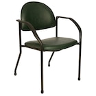 Side Chair Steel Tube Frame Burgundy Ea