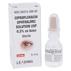 Ciprofloxacin HCl Ophthalmic Solution 0.3% Bottle 2.5mL Each