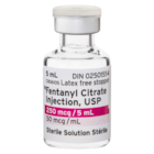 Fentanyl Citrate Injection 50mcg/mL SDV 5mL 25/Package