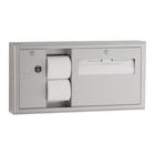 Toilet Tissue / Seat Cover Dispenser Satin Finish Ea