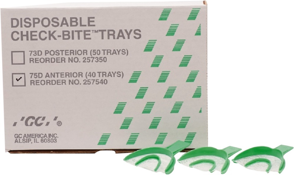 Check-Bite trays anterior - 75D, 40 stuks