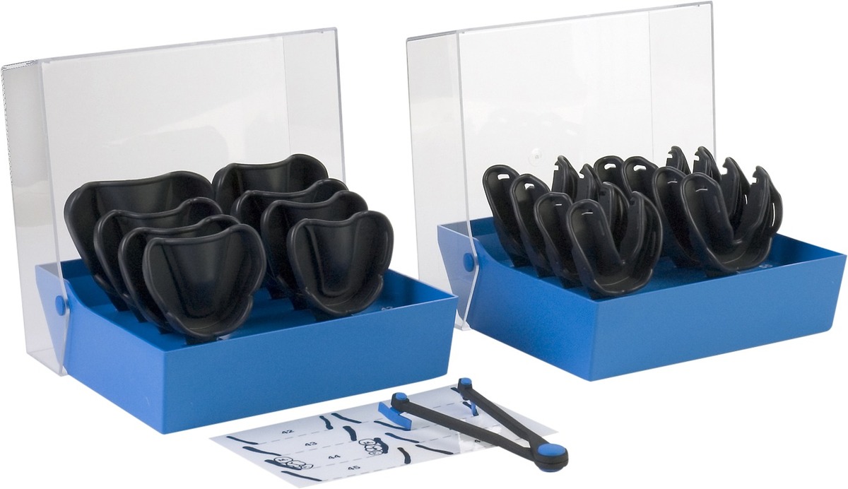 Border-Lock Trays betande kaak autoclaveerbaar onder - Bewaardoos, 5812