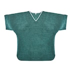 Top Scrub Linen Like Non Woven Material X-Small Dark Green 30/Ca