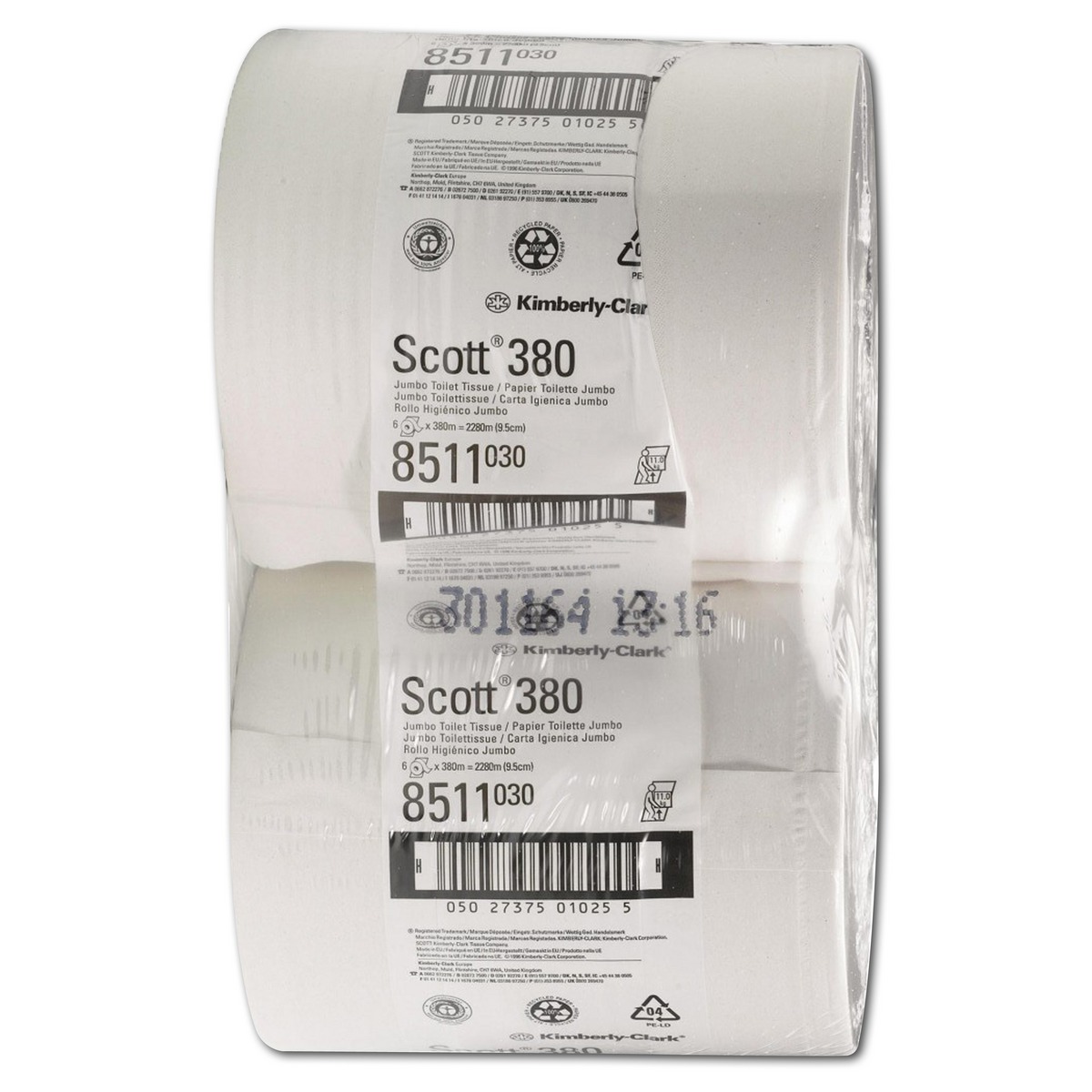 SCOTT PERFORMANCE Toilettissue - Maxi Jumbo - # 8511