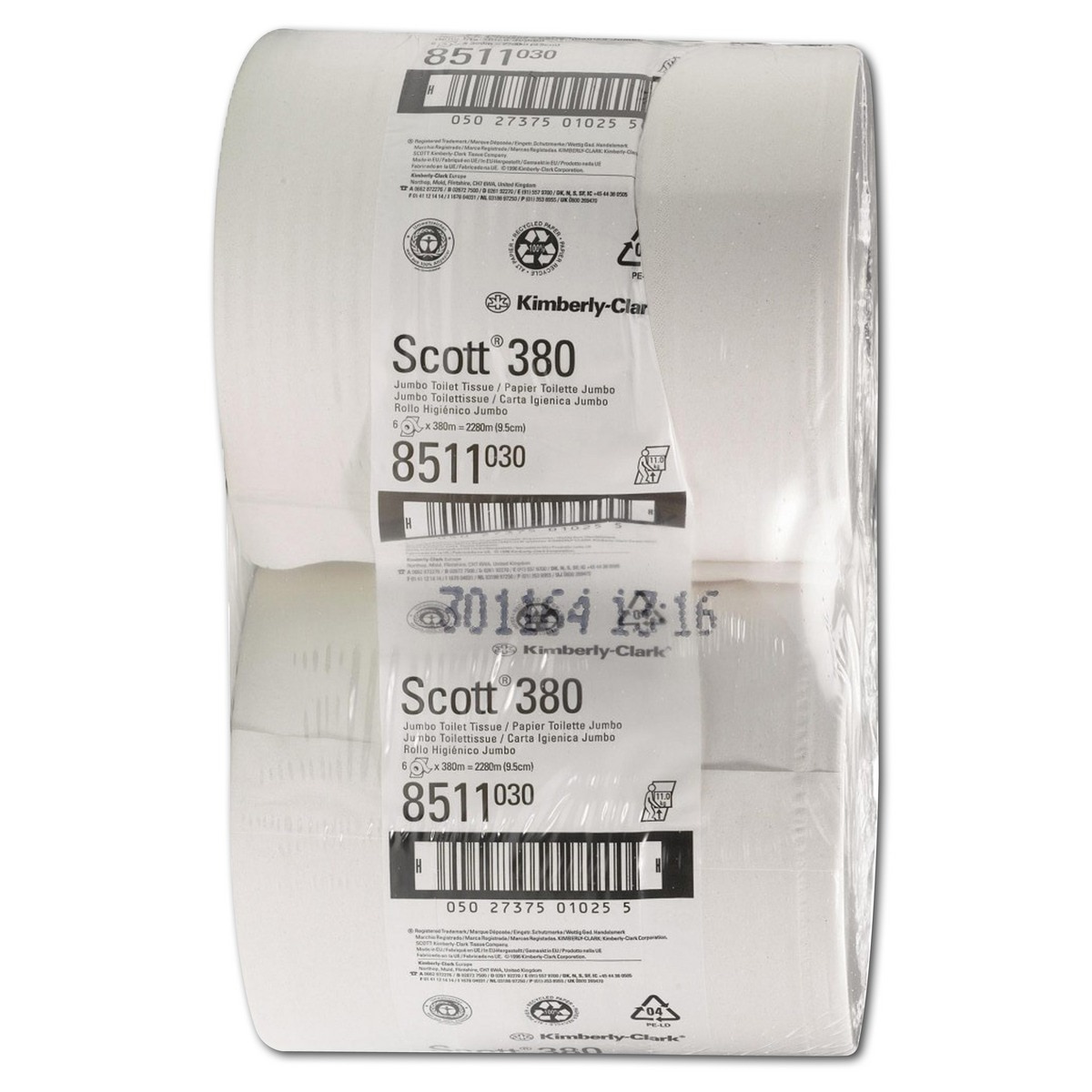 SCOTT PERFORMANCE Toilettissue - Maxi Jumbo - # 8511