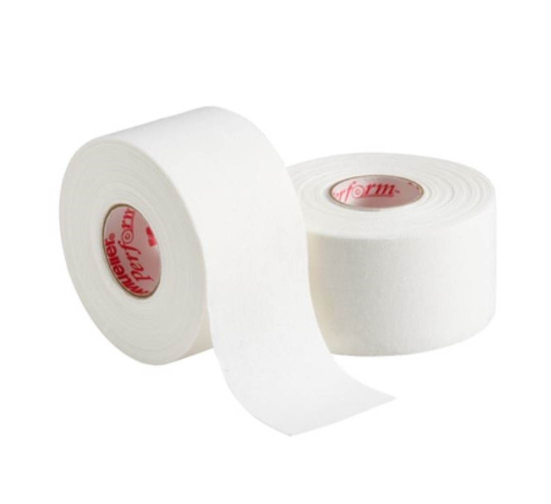 Perform Trainers Tape 100% Cotton 0.5"x10yd White Non-Sterile 24/Bx