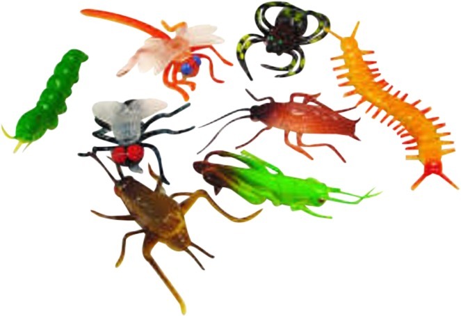 Speelgoed assortiment - Enge beesten, 48 stuks
