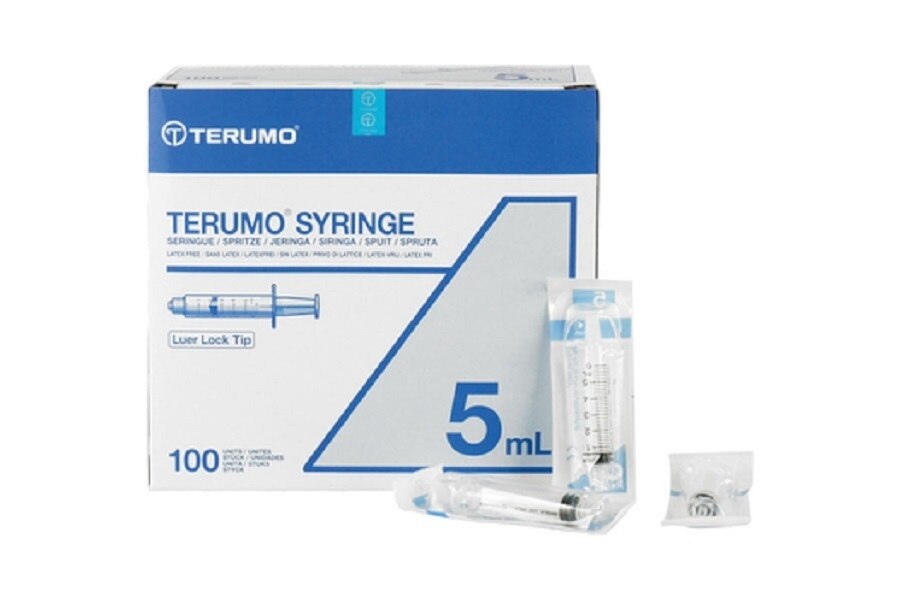 Luer Lock Spuiten - 5 ml, 100 stuks