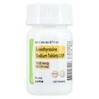 Levothyroxine Sodium Tablets 0.125mg Bottle 100/Bottle Each