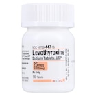 Levothyroxine Sodium Tablets 0.025mg Bottle 90/Bottle Each