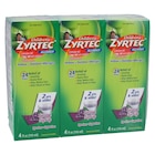 Zyrtec 2yr-Adult Alrgy Oral Solution DyFr 1mg/mL Grape 3/Pk, 12Pk/Ca 4oz 3/Pk