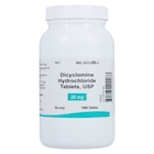 Dicyclomine HCl Tablets 20mg Bottle 1000/Bottle Each
