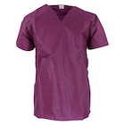 Scrub Shirt 2X Large Maroon Ea