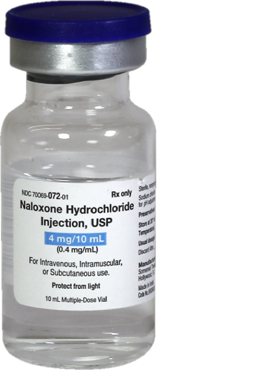 Naloxone HCl Injection 0.4mg/mL MDV 10mL 10/Package