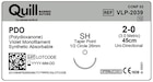 Quill Suture 2-0 18" Polydioxanone SH Violet 12/Bx