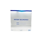 DawnMist Patient Belongings Bag Clear Drawstring Closure 17x17"