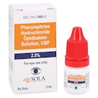 Phenylephrine HCl Ophthalmic Solution 2.5% Bottle 2mL Each