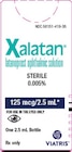 Xalatan Ophthalmic Solution 125mcg Bottle 2.5mL Each