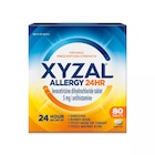 Xyzal 24hr Allergy Relief 5mg Bottle 80/Bt
