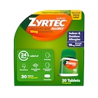 Zyrtec OTC Allergy/Sinus 10mg 30 Count Bottle 30/Bt