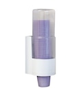 Cup Dispenser Clear / White Plastic 5 oz Ea