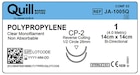 Quill Suture 1 14x14cm Polypropylene CP-2 Undyed 12/Bx