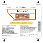 Adrenalin Injection 5mg Bag 250mL 10/Package