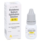 Diclofenac Sodium Ophthalmic Solution 0.10% Bottle 5mL Each