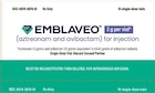 Emblaveo Injection 2gm Powder SDV 10/Package