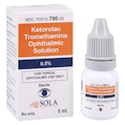Ketorolac Tromethamine Ophthalmic Solution 0.5% Bottle 5mL Each