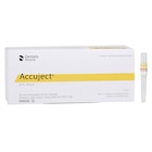 Accuject Needle Plastic Hub 27 Gauge Short Yellow 100/Bx