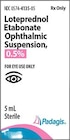 Loteprednol Etabonate Ophthalmic Suspension 0.5% Bottle 5mL Each