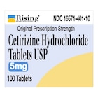 Cetirizine Tablets 5mg Bottle 100/Bt