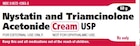 Nystatin/Triamcinolone Topical Cream 100MU/GM/0.1% Tube 60gm Each