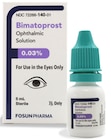 Bimatoprost Ophthalmic Solution 0.03% Bottle 5mL Each