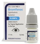 Bromfenac Sodium Ophthalmic Solution 0.09% Bottle 1.7mL Each